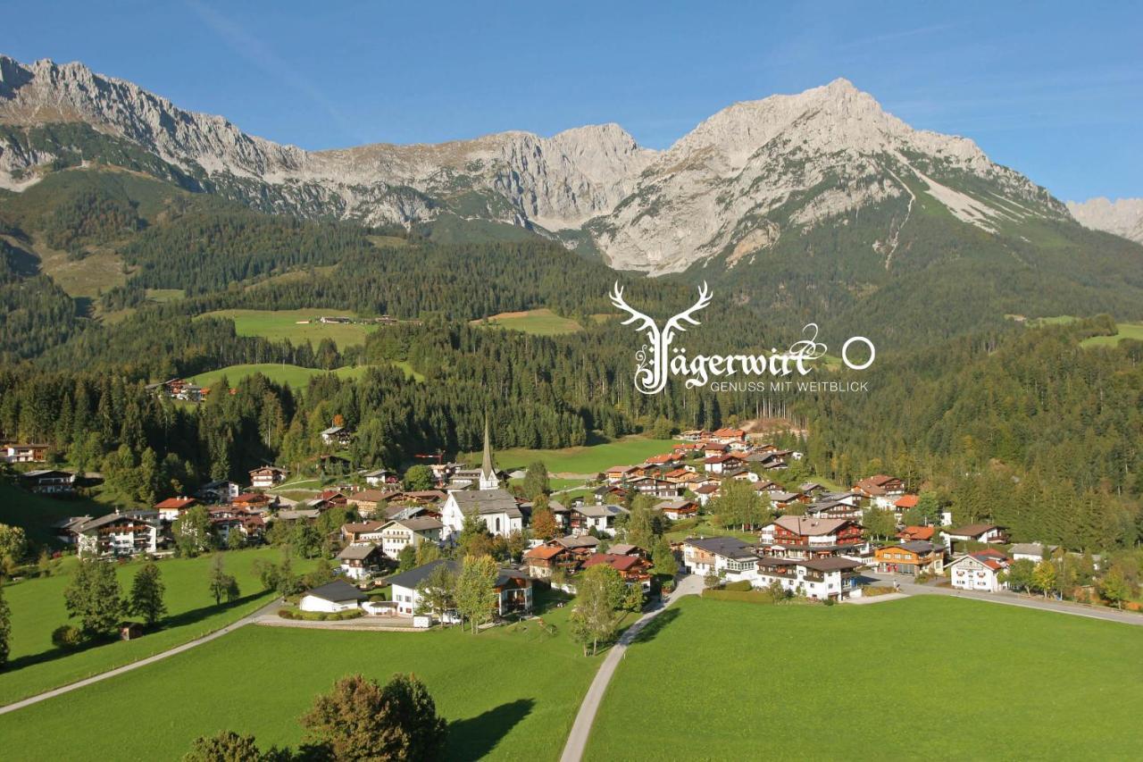 Boutique-Pension Jaegerwirt Scheffau am Wilden Kaiser Exteriér fotografie